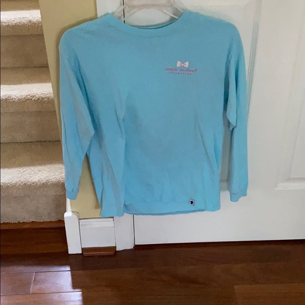 Blue, Long Sleeved, Simply Southern Shirt